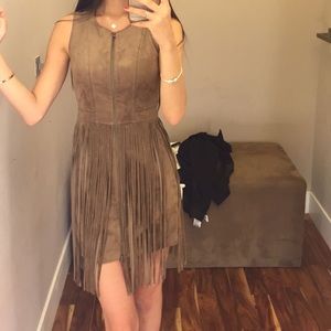 Suede Dress. (Real Suede). Barely worn.